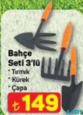 BAHÇE SETİ 3'LÜ